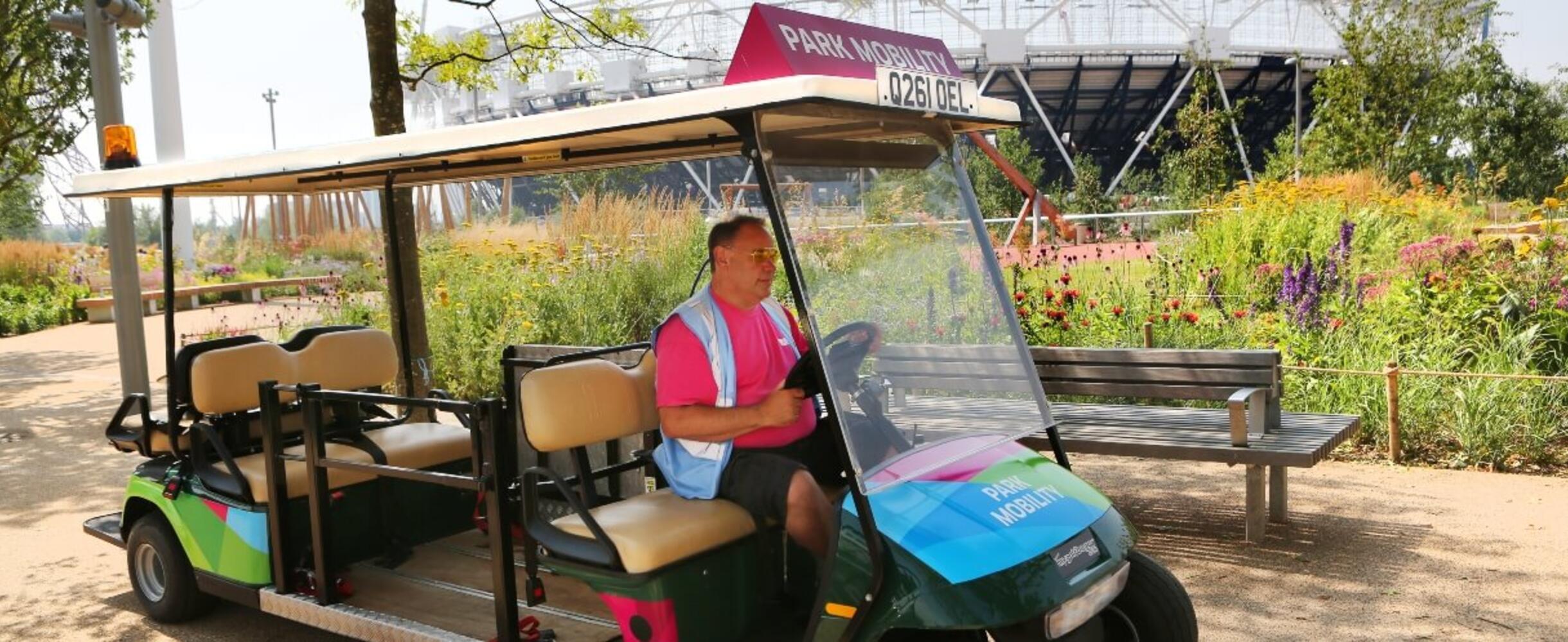 Mobility Service - driver going around the South of the Park