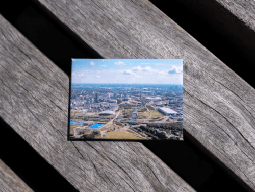 A postcard of the Queen Elizabeth Olympic Park