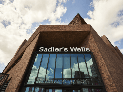 Sadler's Wells building at East Bank