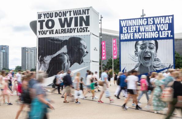 Nike brand activation at London Athletics Meet 2024