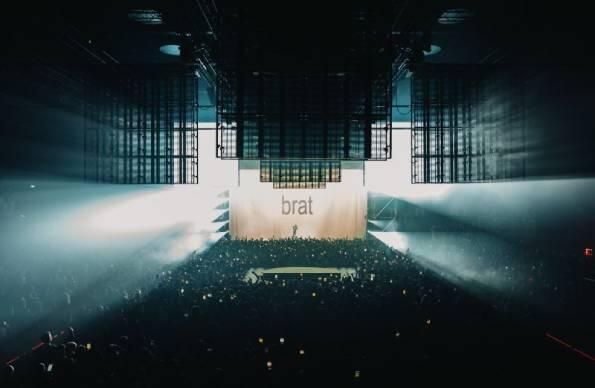 charli xcx at Copper Box Arena on Queen Elizabeth Olympic Park