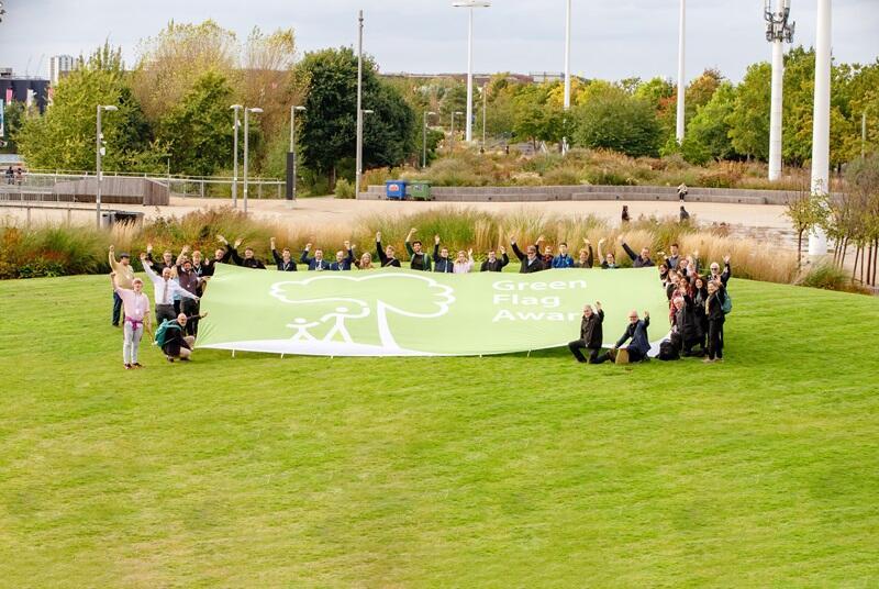 Green Flag award banner 